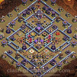 Base plan (layout), Town Hall Level 15 for clan wars (#9)