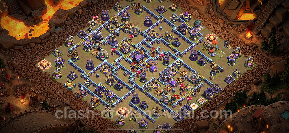 Die Clan War Base RH15 + Link 2024 - COC Rathaus Level 15 Kriegsbase (CK / CW), #1267