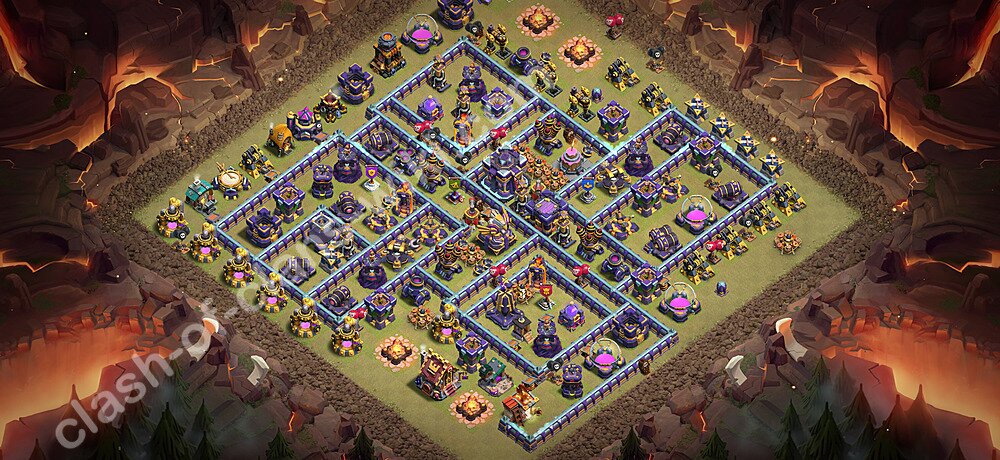 Top Anti 3 Etoiles Base de Guerre HDV 15 + Lien (Link) 2026 gdc - Hôtel de Ville 15 Base Copier, #1294