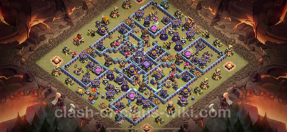 Die Clan War Base RH15 + Link 2025 - COC Rathaus Level 15 Kriegsbase (CK / CW), #2637