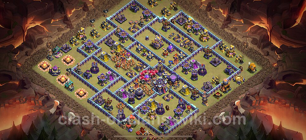 TH15 War Base Plan with Link, Copy Town Hall 15 CWL Design 2025, #2714