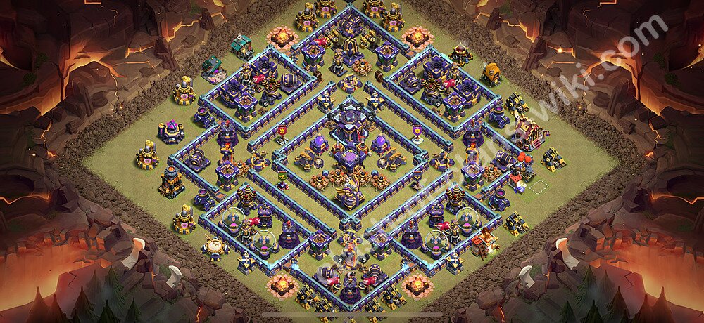 Municipio livello 15 Base di Guerra + Link, Anti tutto - Anti 3 Stelle Disposizione Villaggio COC 2025 TH15, #3077