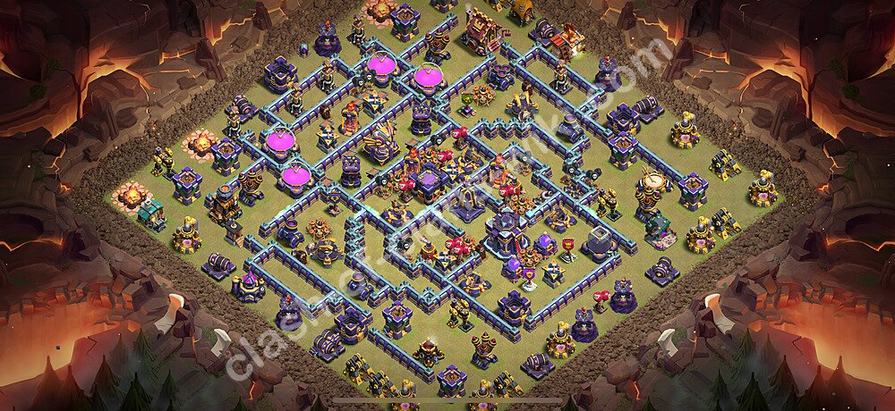 TH15 War Base Plan with Link, Anti Everything, Copy Town Hall 15 CWL Design 2026, #3195