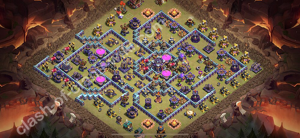TH15 Anti 3 Stars War Base Plan with Link, Copy Town Hall 15 CWL Design 2026, #3231