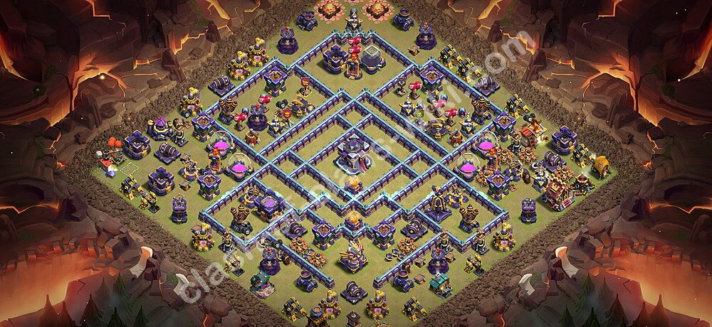 TH15 Max Levels War Base Plan with Link, Copy Town Hall 15 CWL Design 2026, #3497