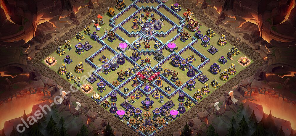 TH15 War Base Plan with Link, Copy Town Hall 15 CWL Design 2026, #3706