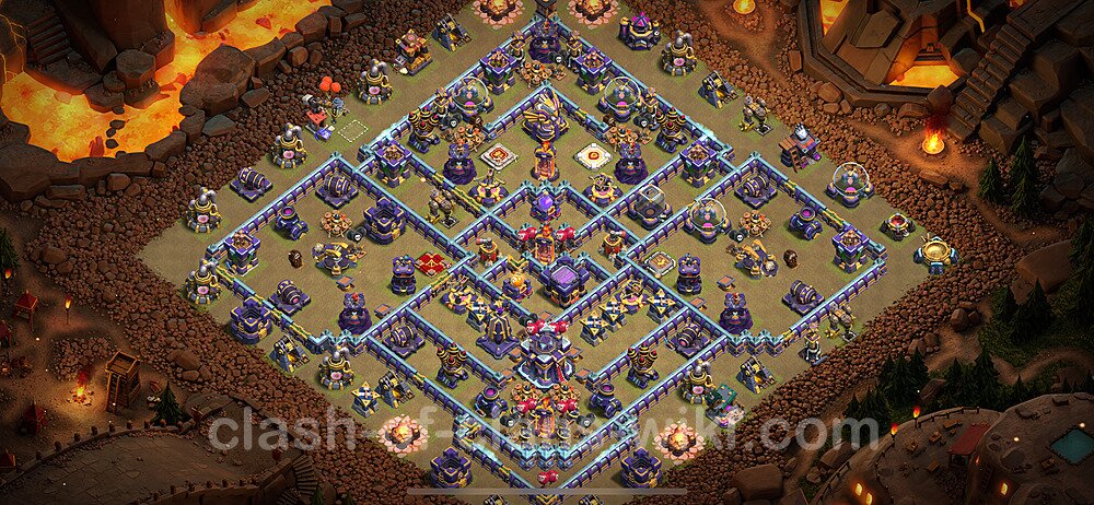 TH15 Anti 2 Stars War Base Plan with Link, Legend League, Copy Town Hall 15 CWL Design, #4
