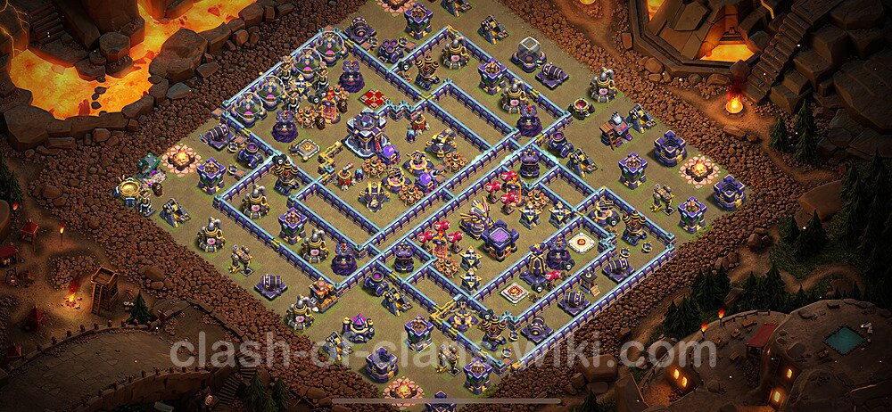 TH15 War Base Plan with Link, Anti Everything, Copy Town Hall 15 CWL Design 2024, #720