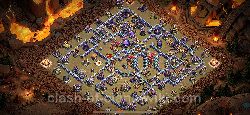 TH15 War Base Plan with Link, Anti Everything, Copy Town Hall 15 CWL Design 2024, #726