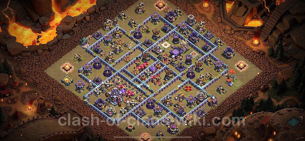 TH15 War Base Plan with Link, Anti Everything, Copy Town Hall 15 CWL Design, #732