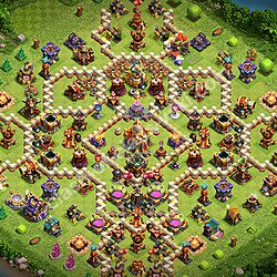 Base Anti Bintang 2 TH16 dengan Link, Anti Segalanya, Salin Desain Base Balai Kota 16 2026, #1732