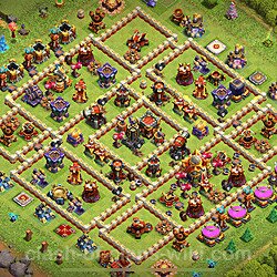 Base plan (layout), Town Hall Level 16 for trophies (defense) (#2183)