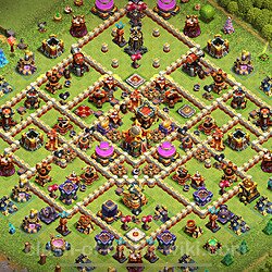 Base plan (layout), Town Hall Level 16 for trophies (defense) (#2185)