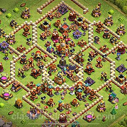 Die Base Rathaus LvL 16 für Trophäen (Verteidigung) (#2834)