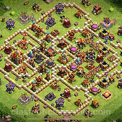 Die Base Rathaus LvL 16 für Trophäen (Verteidigung) (#2836)