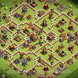 Die Base Rathaus LvL 16 für Trophäen (Verteidigung) (#2838)