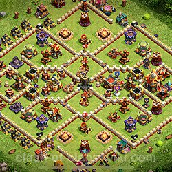 Base plan (layout), Town Hall Level 16 for trophies (defense) (#2963)