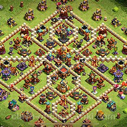 Base plan (layout), Town Hall Level 16 for trophies (defense) (#2967)