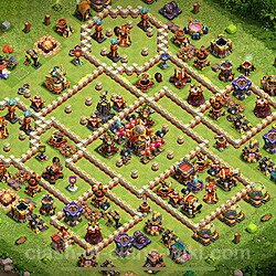 Base plan (layout), Town Hall Level 16 for trophies (defense) (#2972)