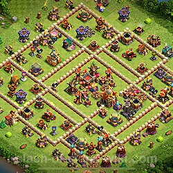 Base plan (layout), Town Hall Level 16 for trophies (defense) (#2974)