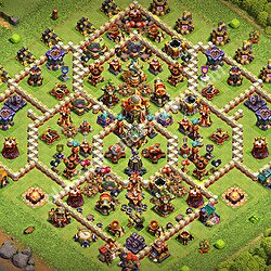 Base plan (layout), Town Hall Level 16 for trophies (defense) (#3280)