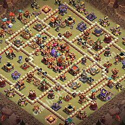 Base plan (layout), Town Hall Level 16 for trophies (defense) (#3376)