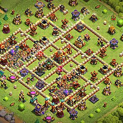 Base plan (layout), Town Hall Level 16 for trophies (defense) (#3424)
