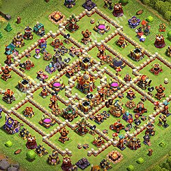 Base plan (layout), Town Hall Level 16 for trophies (defense) (#3432)