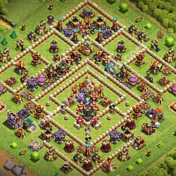 Base plan (layout), Town Hall Level 16 for trophies (defense) (#3517)