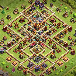 Base plan (layout), Town Hall Level 16 for trophies (defense) (#3683)