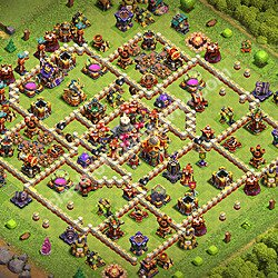 Base plan (layout), Town Hall Level 16 for trophies (defense) (#3692)