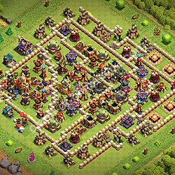 Base Trofi TH16 dengan Link, Salin Desain Base Balai Kota 16 2026, #3701