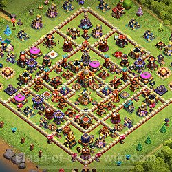 Base plan TH16 (design / layout) with Link, Anti 3 Stars for Farming, #1487