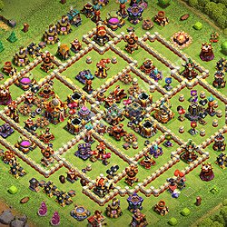 Tata letak base, Balai Kota Level 16 untuk farming (#2201)