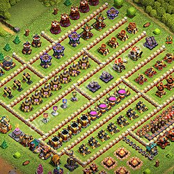 Tata letak base, Balai Kota Level 16 Troll / Lucu (#1502)