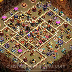 TH16 War Base Plan with Link, Copy Town Hall 16 CWL Design, #1523
