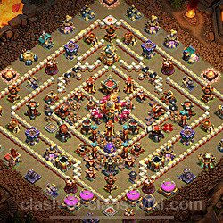 TH16 War Base Plan with Link, Anti Everything, Copy Town Hall 16 CWL Design, #1565