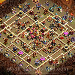 TH16 War Base Plan with Link, Anti Everything, Copy Town Hall 16 CWL Design, #1599