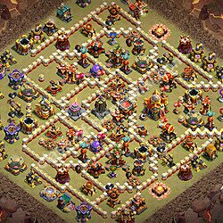 Tata letak base, Balai Kota Level 16 untuk perang klan (#1603)
