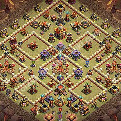 Base War TH16 dengan Link, Anti Segalanya, Salin Desain Liga Perang Klan (CWL) Balai Kota 16 2026, #1816