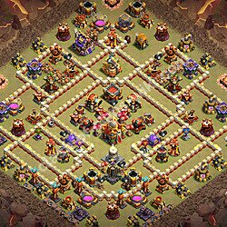Base War Anti Bintang 2 TH16 dengan Link, Liga Legenda, Salin Desain Liga Perang Klan (CWL) Balai Kota 16 2026, #1873