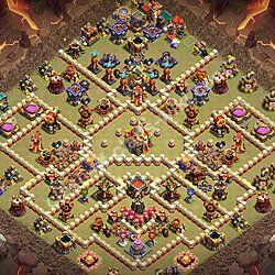 Base War TH16 dengan Link, Anti Segalanya, Salin Desain Liga Perang Klan (CWL) Balai Kota 16 2026, #2060