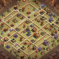 Die Clan War Base RH16 + Link, Anti Alles 2026 - COC Rathaus Level 16 Kriegsbase (CK / CW), #2181