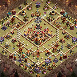 TH16 War Base Plan with Link, Copy Town Hall 16 CWL Design 2026, #2193