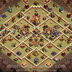 Base plan (layout), Town Hall Level 16 for clan wars (#2787)
