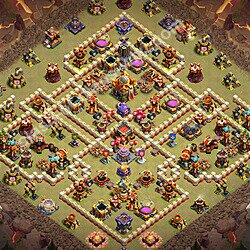 Tata letak base, Balai Kota Level 16 untuk perang klan (#2970)