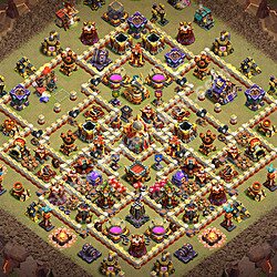 Base plan (layout), Town Hall Level 16 for clan wars (#3425)