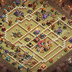 Base plan (layout), Town Hall Level 16 for clan wars (#3600)