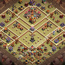 Base plan (layout), Town Hall Level 16 for clan wars (#3602)