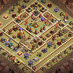 Base plan (layout), Town Hall Level 16 for clan wars (#3705)